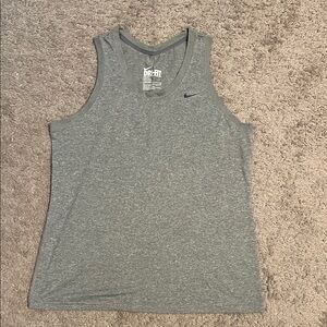 Nike Heather Gray Athletic Tank
